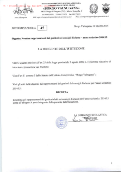Genitori eletti nei Consigli di classe