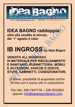 Offerte - Idea Bagno Tesero. Sanitari - Mobili