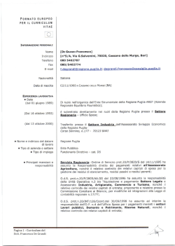 Agricoltura, nonch&eacute; il relativo controllo dei relativi capitoli di spesa