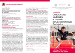 Complicanze Endocrine (e non solo...) in
