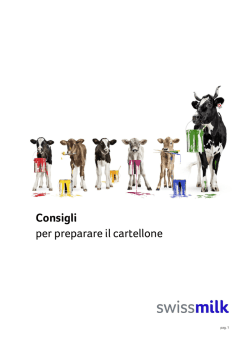 Consigli per preparare il cartellone