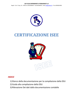 CERTIFICAZIONE ISEE