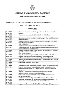 COMUNE DI VALGUARNERA CAROPEPE