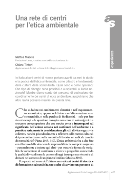 "Aggiornamenti Sociali" [maggio 2014] (pdf)