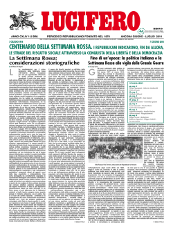 Lucifero - Maggio - Alleanza Repubblicana
