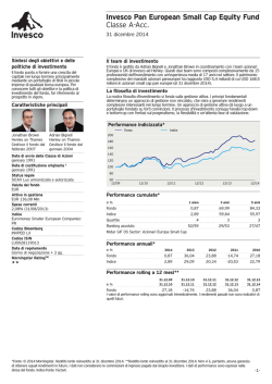 Invesco Pan European Small Cap Equity Fund Classe A-Acc.