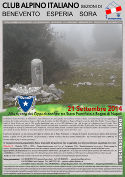 Locandina - CAI Esperia