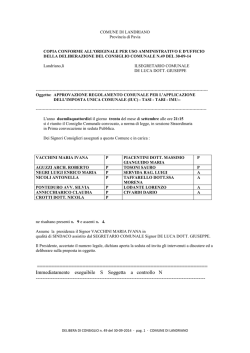 cc n. 49 IUC regolamento (TARI - TASI - IMU)