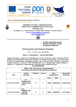 Determina a contrarre - assicurazione G.P