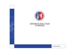 slide 19 settembre 2014 Pomeriggio - Universit&agrave; degli Studi di Perugia