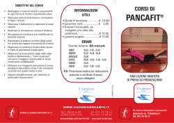 PANCAFIT&reg; - Il Gabbiano