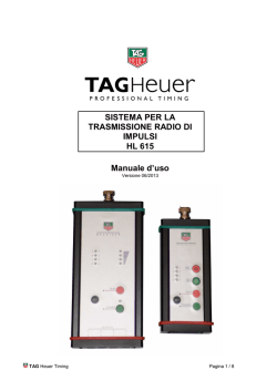 SISTEMA PER LA TRASMISSIONE RADIO DI IMPULSI HL 615