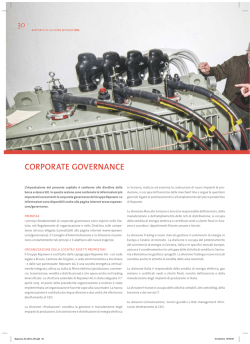 CORPORATE GOVERNANCE