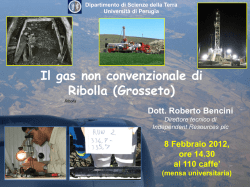 Il gas non convenzionale di Ribolla (Grosseto)