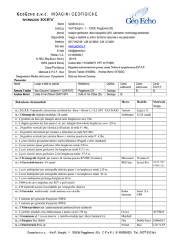 Curriculum - Comune di Pelago