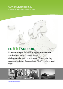 Guidelines on application ECVET in VET praxis