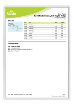 Escursioni - CRAL Inpdap