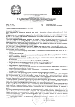 Contributo volontario iscrizioni 2014-2015