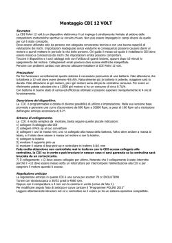 Montaggio CDI 12 VOLT