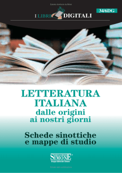 LETTERATURA ITALIANA
