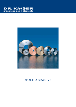 MOLE ABRASIVE - dr. kaiser diamond tools