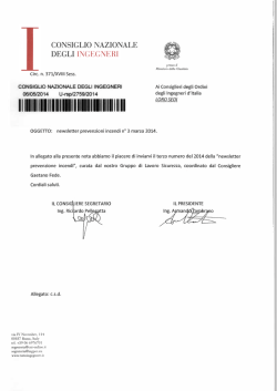 CNI - circ. n.371 - ORDINE DEGLI INGEGNERI della PROVINCIA DI