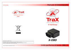 X-OBD - XTRAX | sistemi di localizzazione satellitare GPS