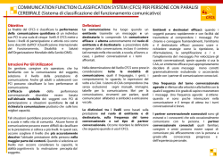 (CFCS) PER PERSONE CON PARALISI CEREBRALE (Sistema di