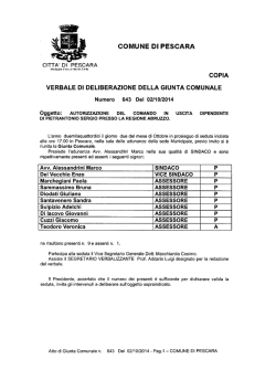 F~.t!? - Comune di Pescara