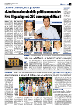 Proventi multe per un milione e 72mila euro