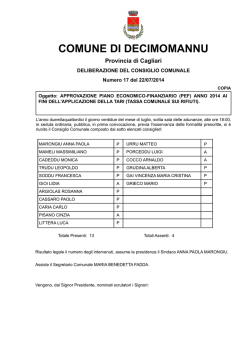COMUNE DI DECIMOMANNU