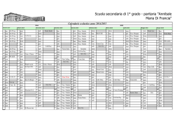 ALL A calendario 2012-13