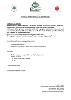 CAS RESTARTAPP 10 giugno_DEF - Fondazione Edoardo Garrone