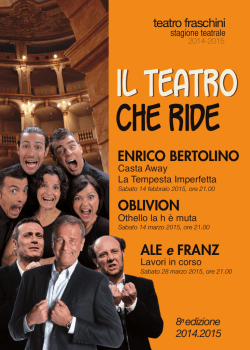 il teatro che ride - Teatro Fraschini