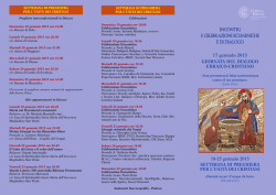 Programma completo - Sacro Cuore Abano Terme