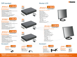 DvR standard Monitor LCD Accessori Accessori