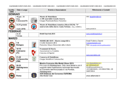 GENNAIO FEBBRAIO MARZO