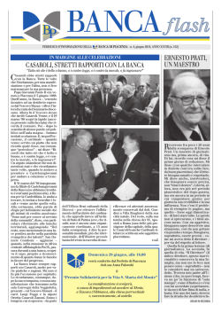 BANCA flash - Banca di Piacenza