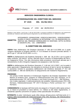 Determinazione n&deg;1525 del 04.06.2014.