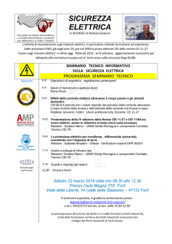 SICUREZZA ELETTRICA