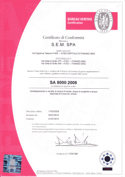 S.E.M. SPA - Gruppo SEM