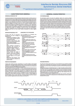 Interfaccia Seriale Sincrona SSI Synchronous Serial