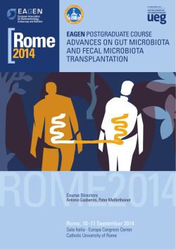 ADVANCES ON GUT MICROBIOTA AND FECAL