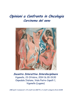 Carcinoma del seno 2014 FINALE
