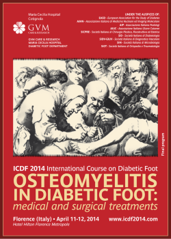 OSTEOMYELITIS IN DIABETIC FOOT