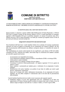 COMUNE DI BITRITTO