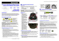Telecamera Minidome IP HD per interni