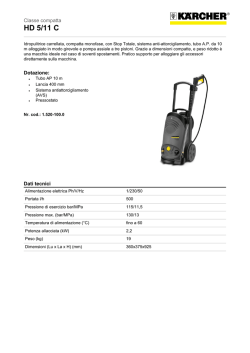 Scheda Tecnica HD 5/11 C Plus *EU