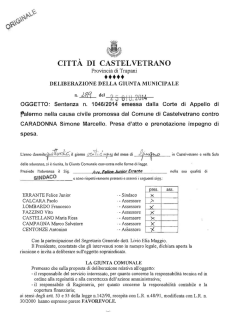 CITTÀ DI CASTELVETRANO