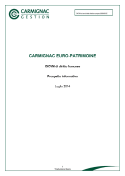 Prospetto - Carmignac Gestion